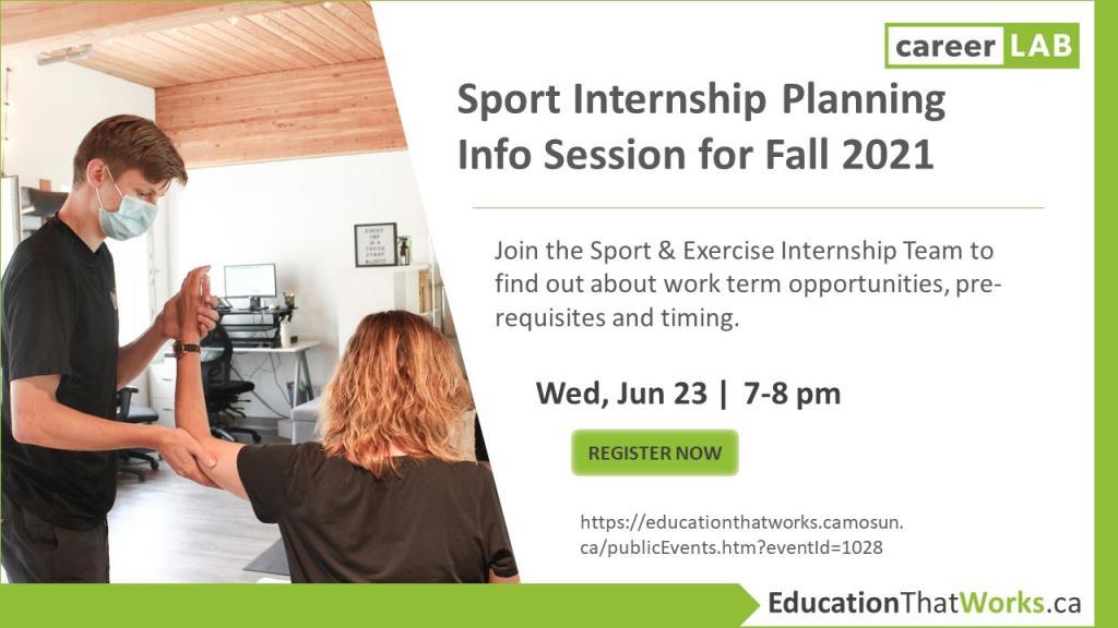 Sport Internship Planning Info Session